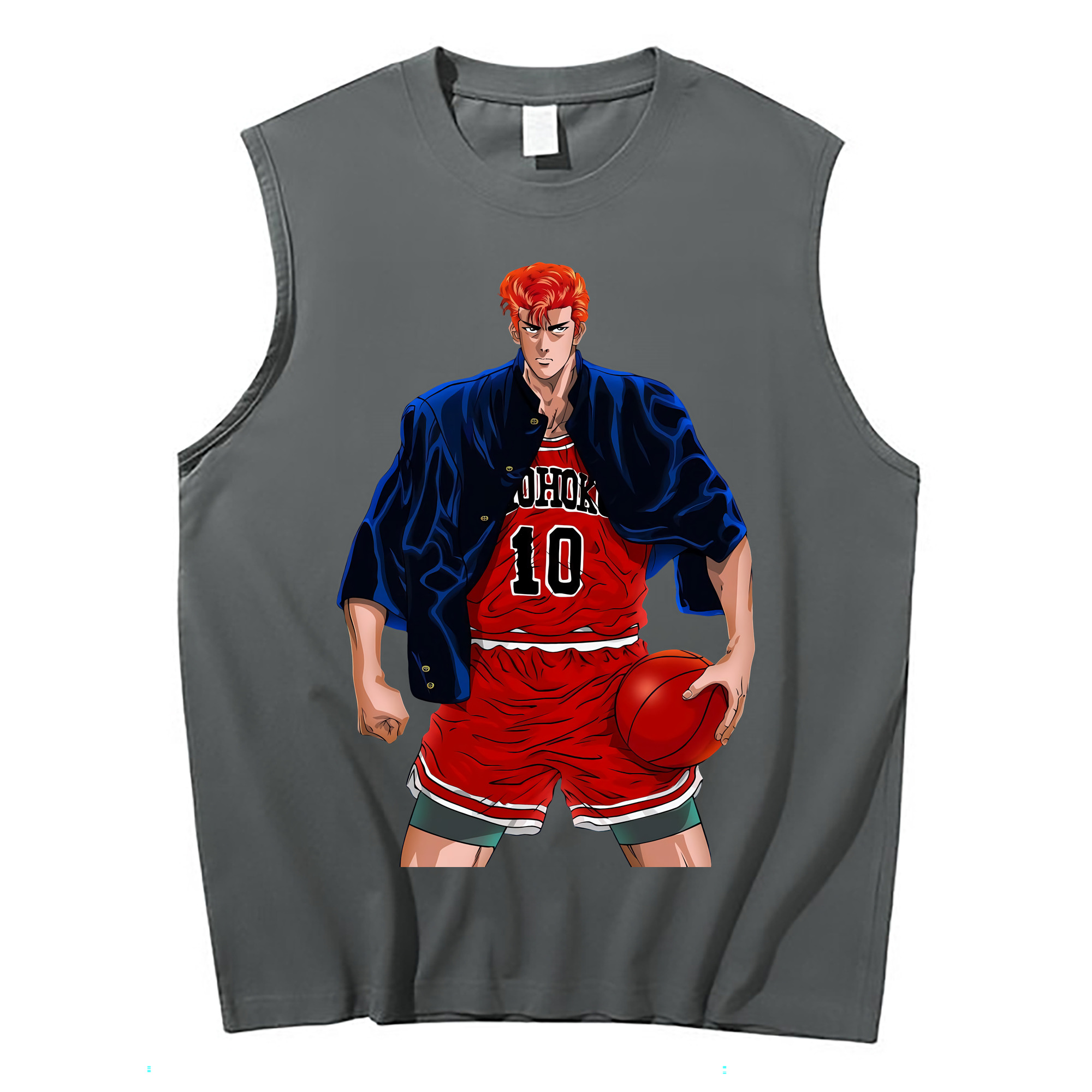 （画像用） SLAM DUNK／スラムダンク コットン100％タンクトップ（フロントプリント）